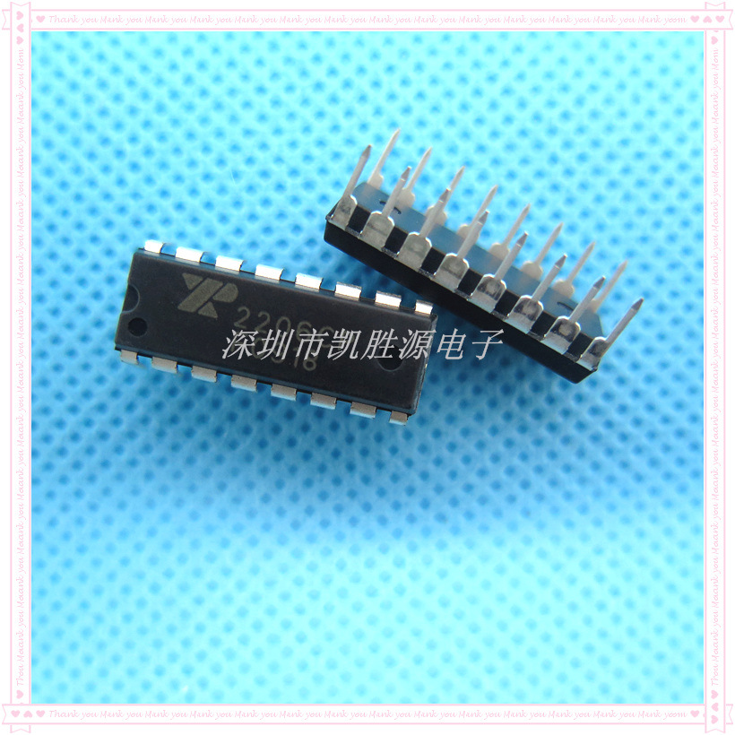 电音/函数/现货XR2206CP频率合成器进口原装芯片IC集成电路DIP-16