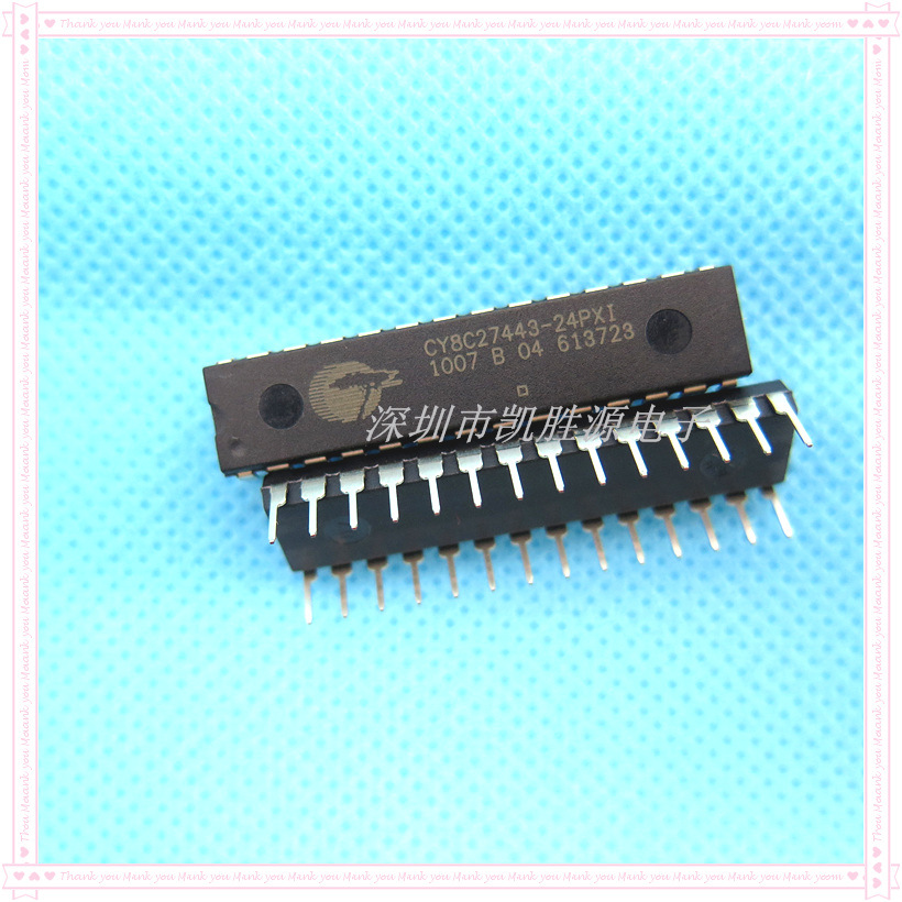 CY8C27443-24PXI 8-bit Microcontrollers - MCU IC MCU 16K FLASH 256B SRAM
