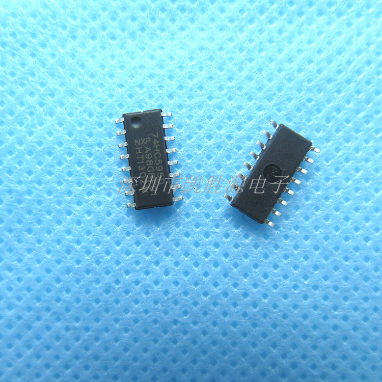  8位串行寄存器IC芯片74HC595D进口原装集成电路配单大全贴片SOP16