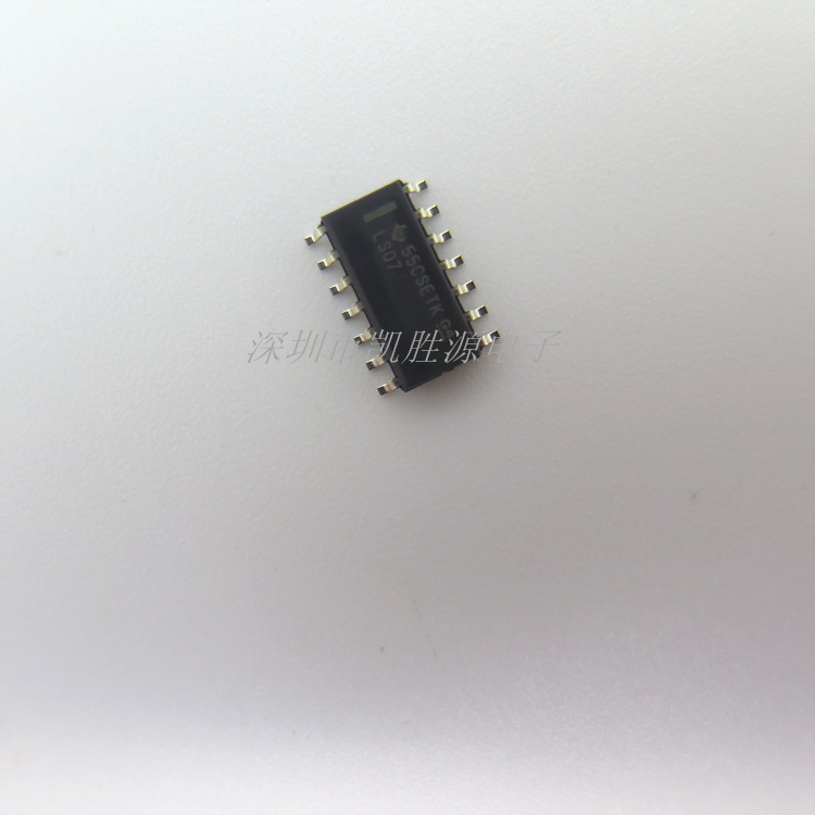 缓冲器/驱动器SN74LS07DR进口原装代码LS07芯片IC贴片SOP-14封装